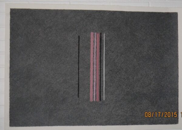 Collage with Pink and Black Ribbon - Georgette Batlle